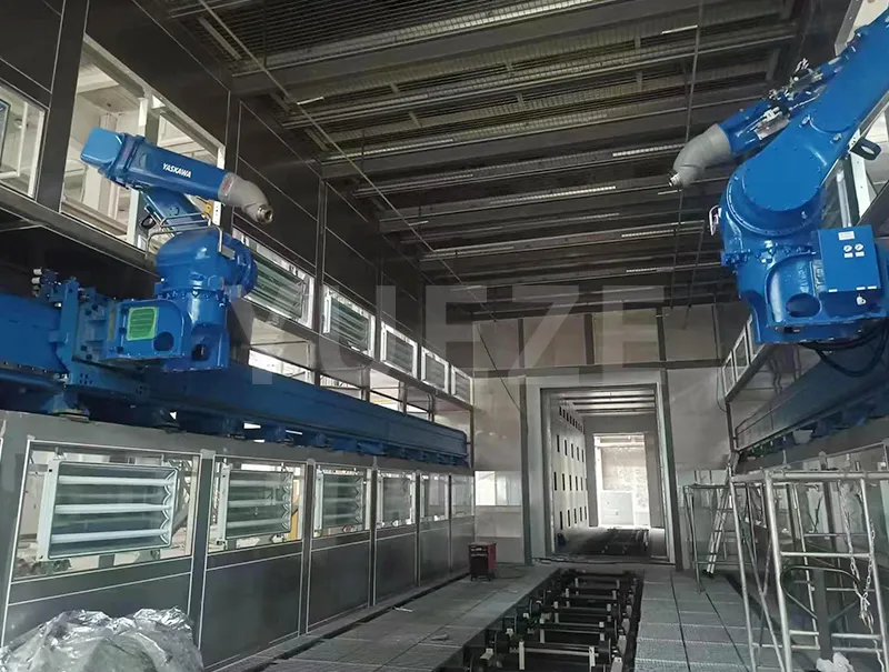Automatische spuitcabine
