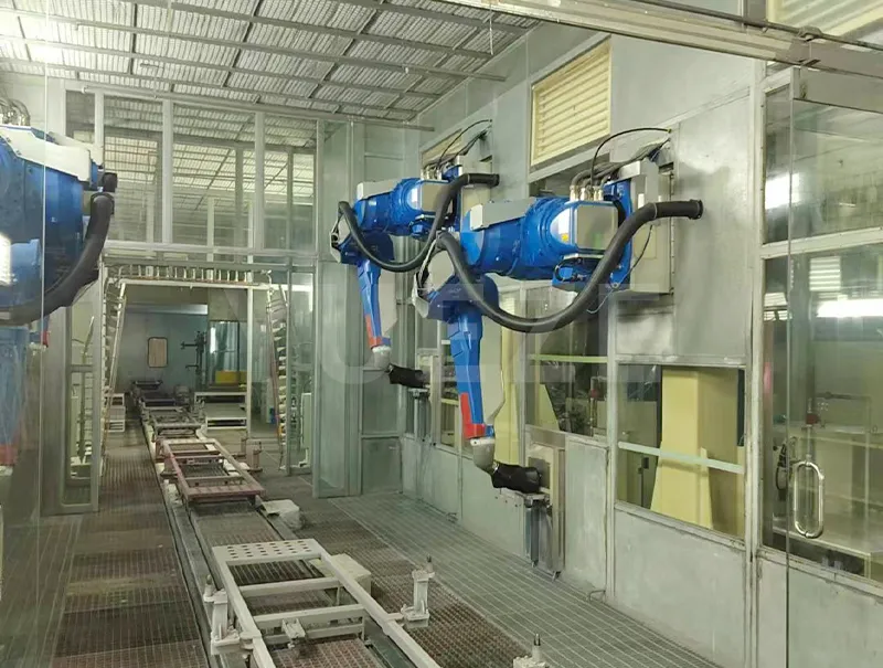 Precisie robot spuitcabine