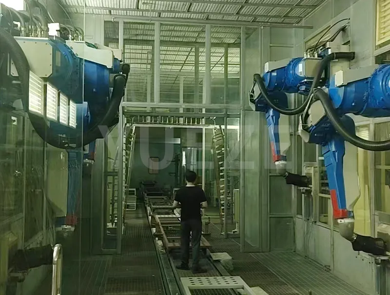 Robotspuitcabinesysteem