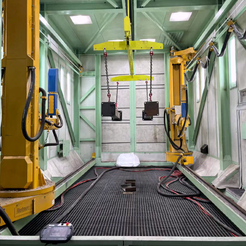 Automatische robotspuitcabine