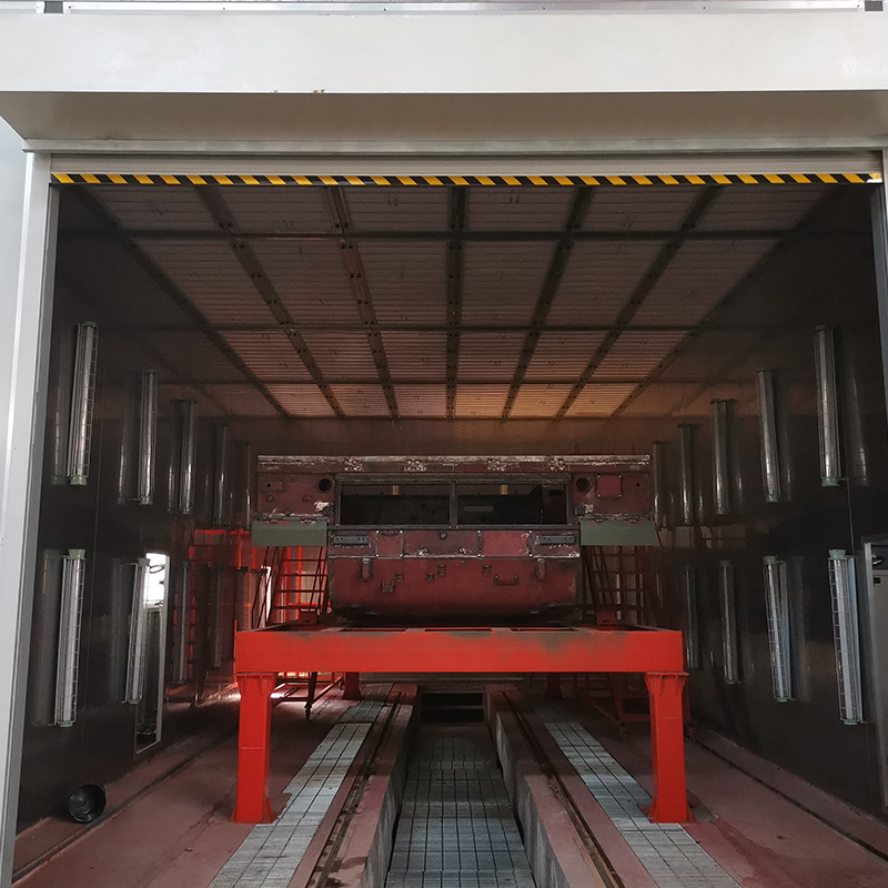 Coatinglijn voor grote gietstukken en zware vrachtwagenonderdelen