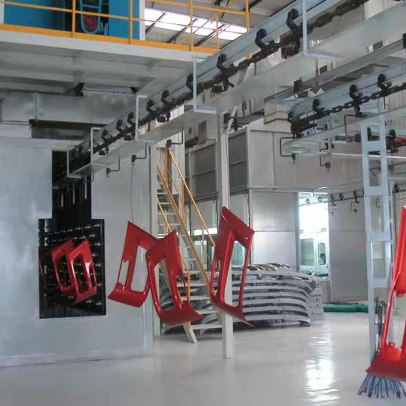 Elektroforetische coatinglijn