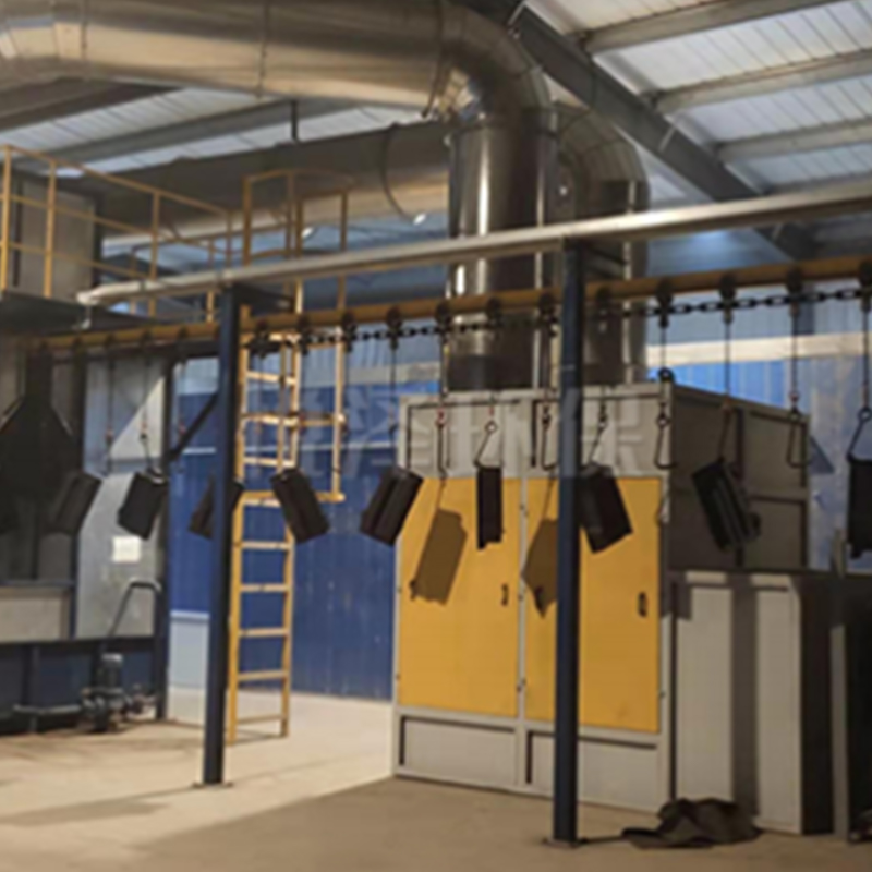 Elektroforetische coatinglijn