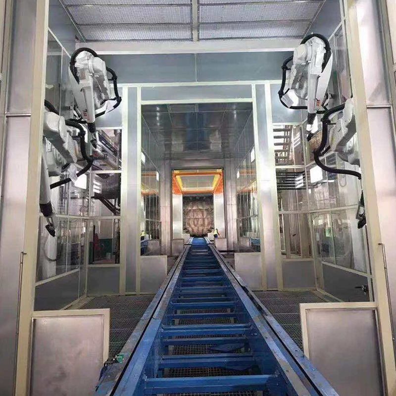 Spuitcoatinglijn voor motorbehuizingen