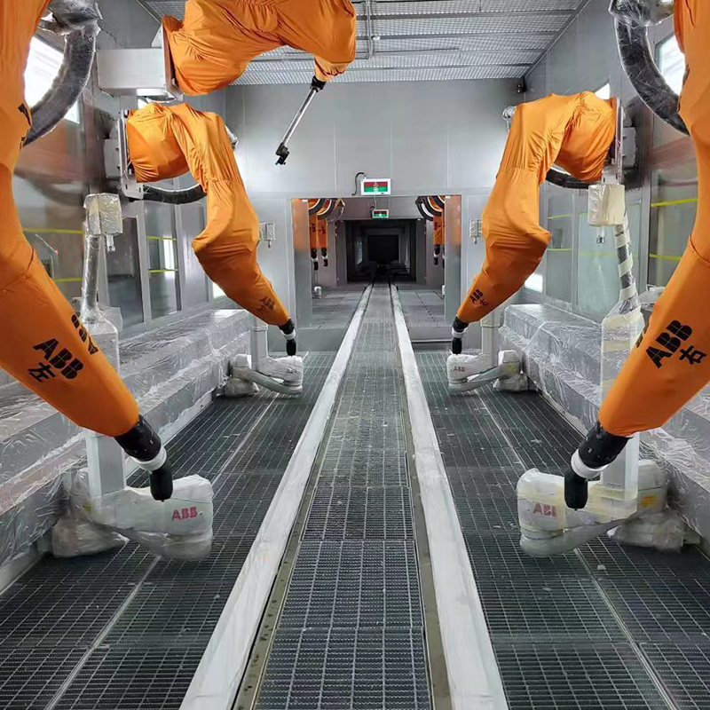 Spuitcoatinglijn voor motorbehuizingen